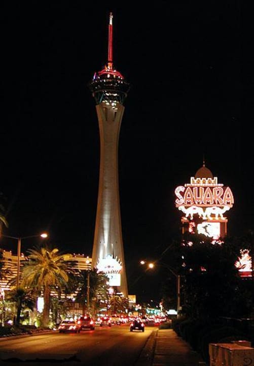Die perfekte Passanten Ansicht! The STRAT Hotel, Casino and SkyPod
