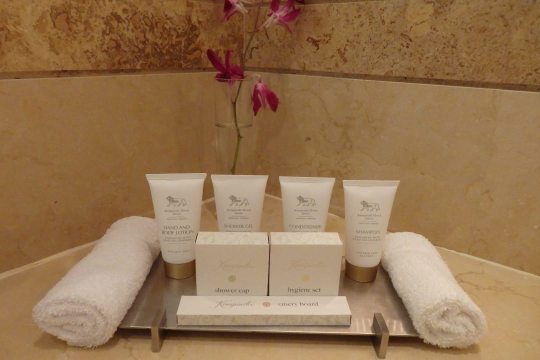 Hochwertige Pflegeprodukte Hotel Kempinski Ishtar Dead Sea