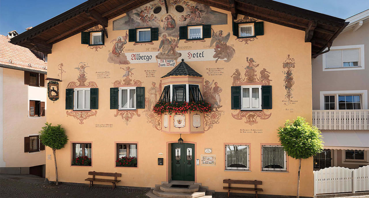 Außenfassade Hotel Zum Wolf