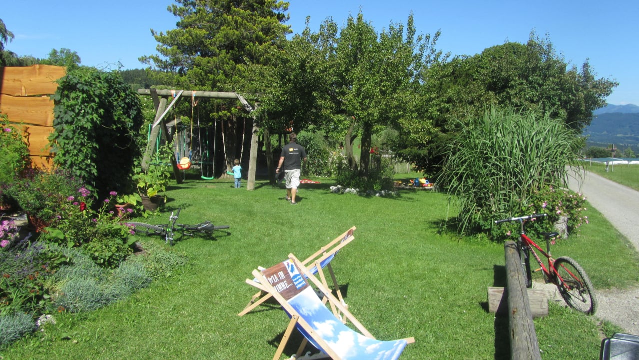 Teil des Gartens  Bio-Pferdehof Schöll