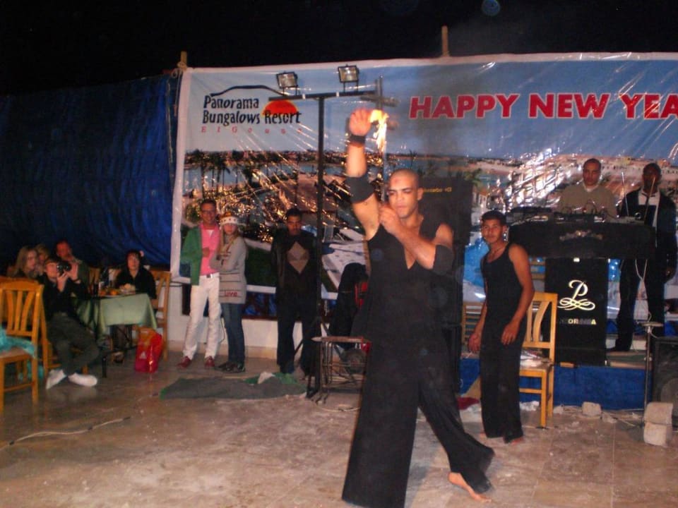 Silvester: Fakir Show Panorama Bungalows Resort El Gouna