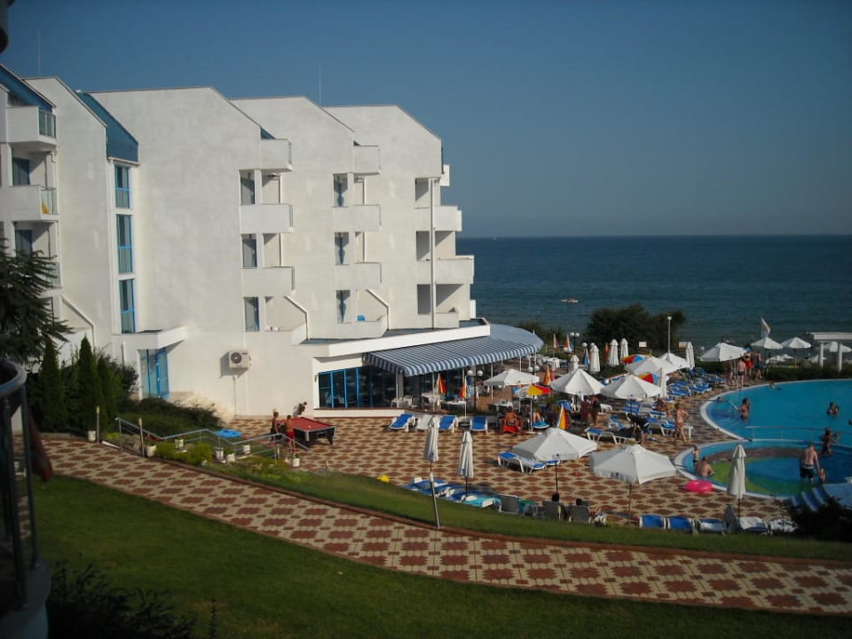 Blick vom Balkon Hotel Sineva Beach
