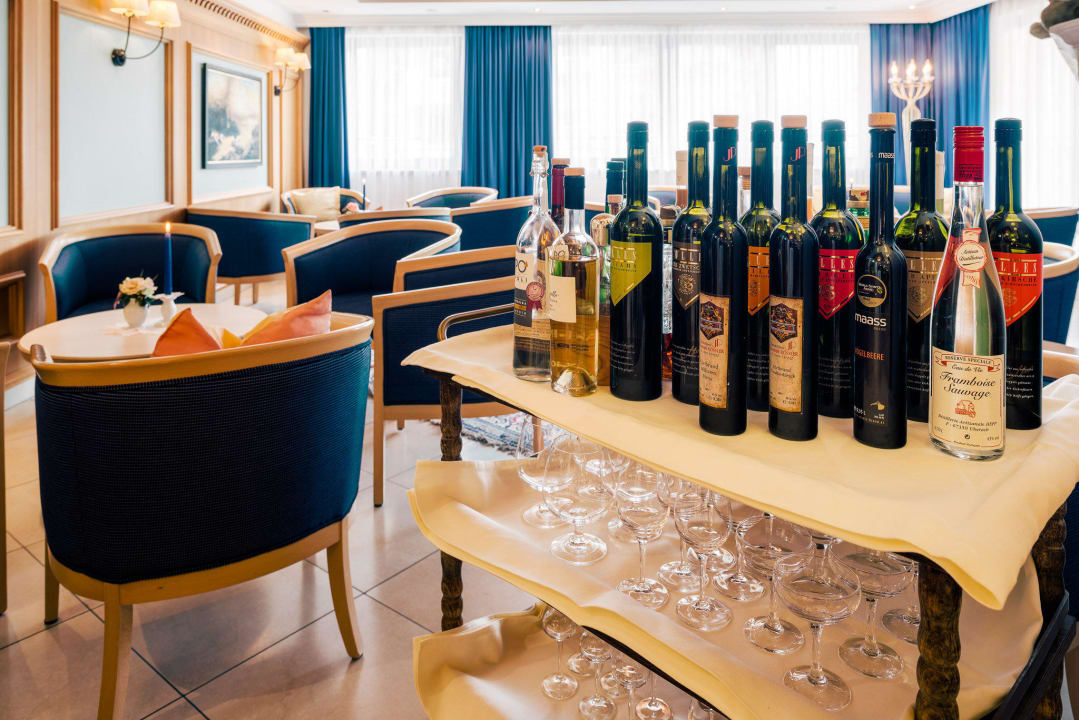 Lobby mit Hausbar Hotel Garni Alpenruh-Micheluzzi