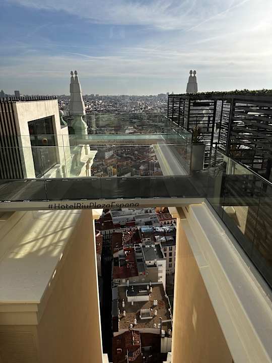 Ausblick Hotel Riu Plaza España