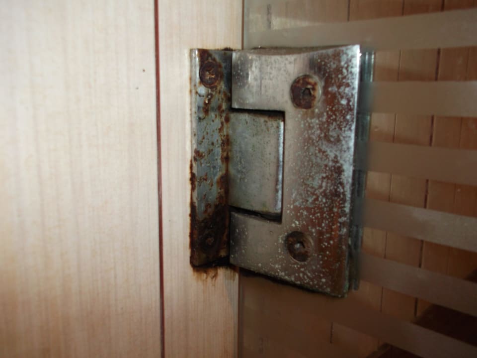 Rost an der Duschwand Zi Nr.1209 Hotel Paradis Palace
