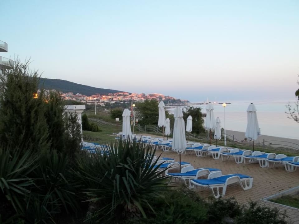 Blick auf den Strand Hotel Sineva Beach