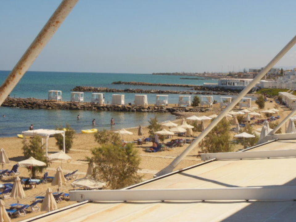 Ausblick vom Restaurant Knossos Beach Bungalows Suites Resort & Spa