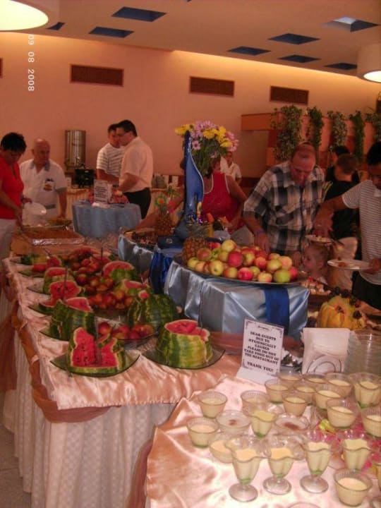 Teil des Buffets Burgas Beach Hotel