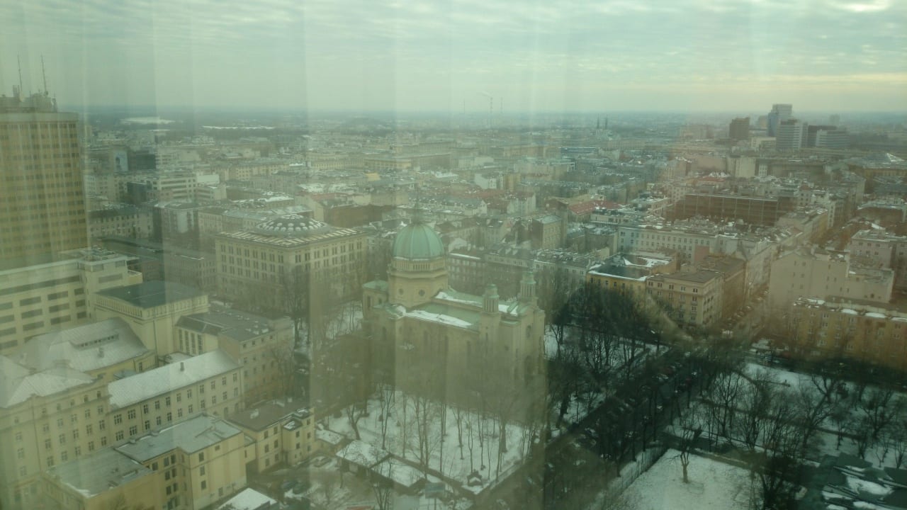 Widok Warsaw Marriott Hotel