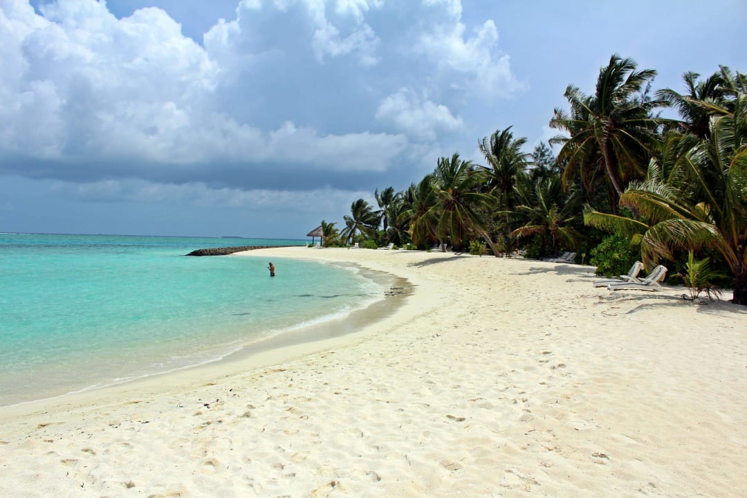 Tolle Bucht zum Schwimmen Summer Island Maldives
