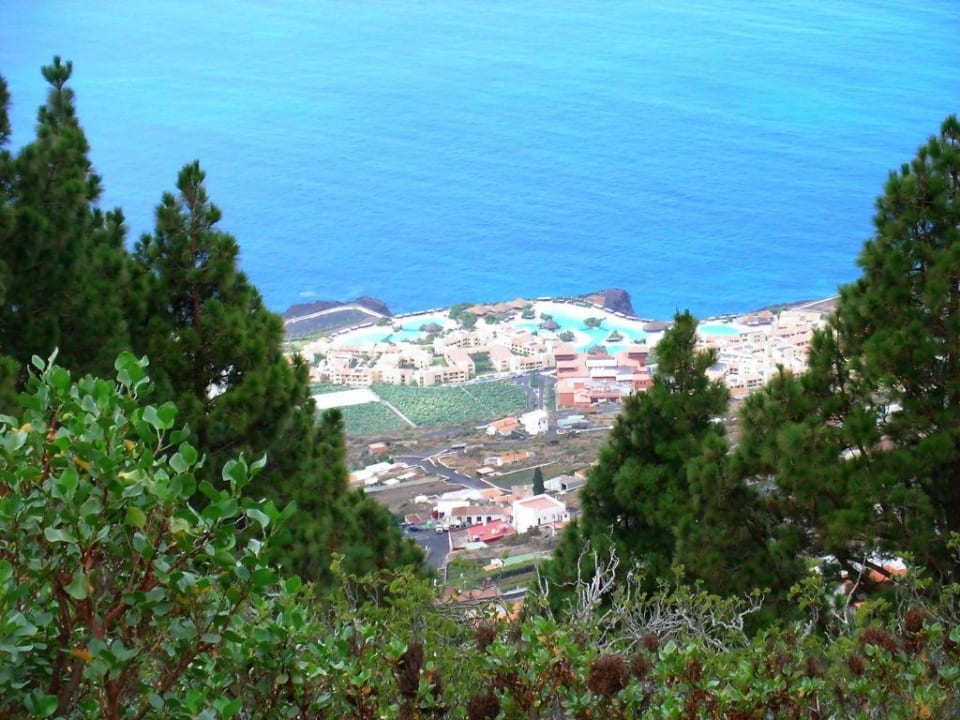 Blick von oben auf die Hotelanlage La Palma Princess