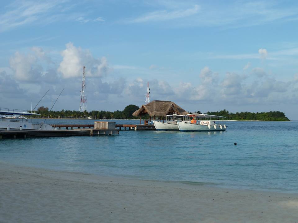 Blick auf Rashdu Kuramathi Maldives