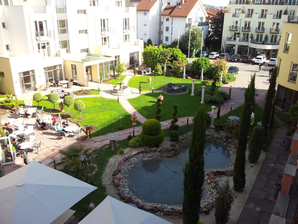 Blick vom Balkon Hotel Villa Toskana