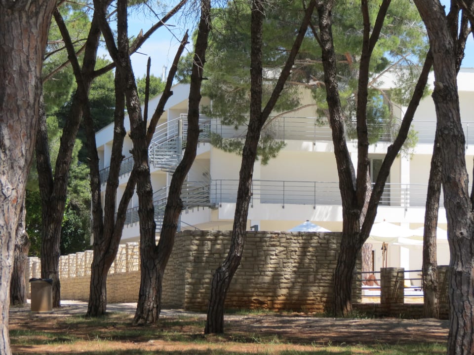 Hotel vom Strand aus Falkensteiner Hotel Adriana