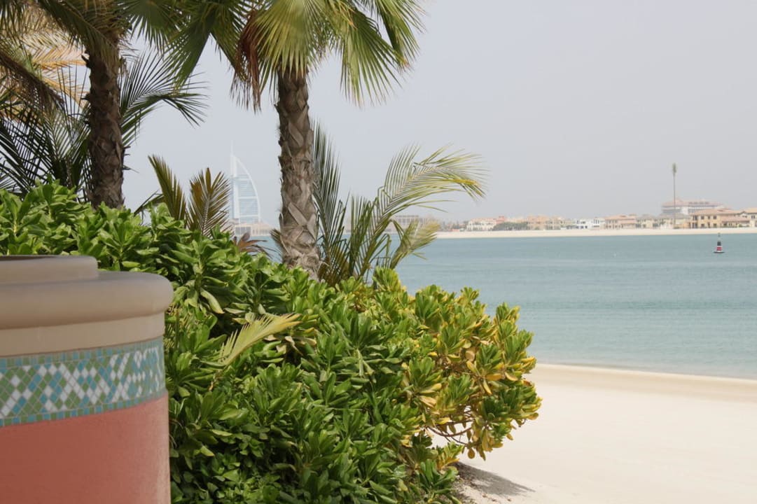 Blick auf Strand Atlantis, The Palm