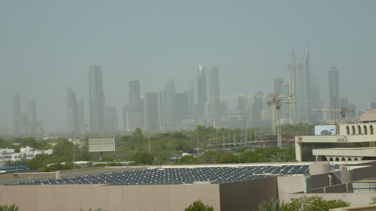 Blick auf den Burj Khalifa Grand Hyatt Dubai