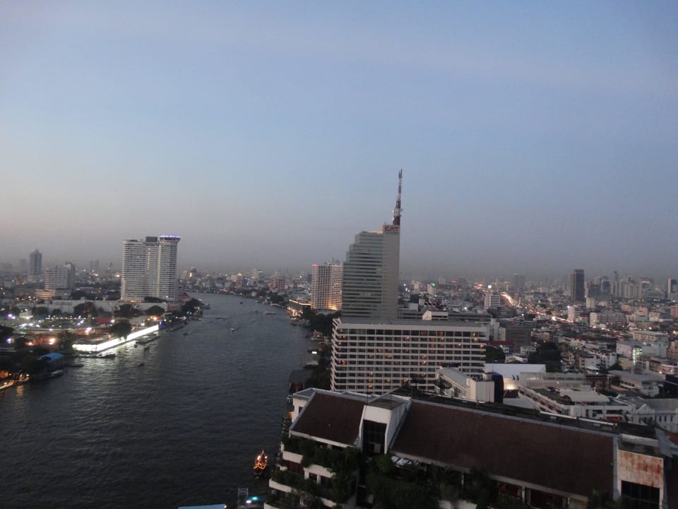 Sicht von der Club-Lounge Shangri-La Hotel, Bangkok