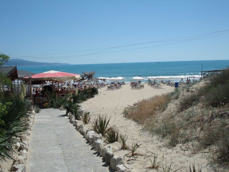 Weg zum Strand Nessebar Beach Hotel