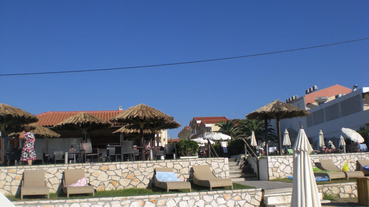 Blick vom Strand auf die Anlage! Galaxy Beach Resort - BW Premier Collection