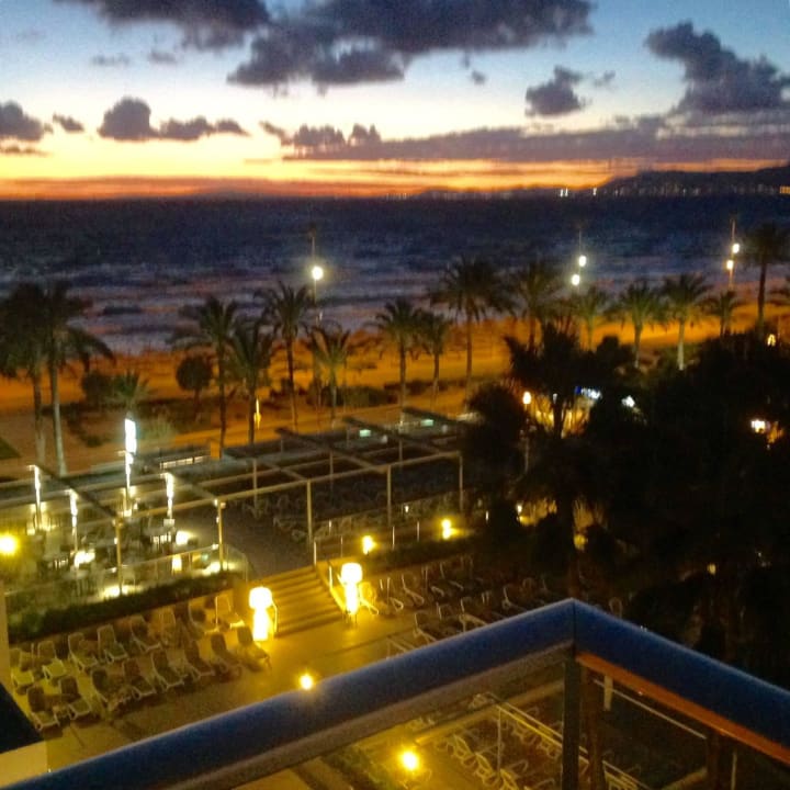 Blick auf's Meer am Abend  Hotel Riu San Francisco - Adults only