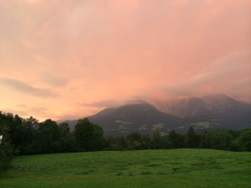 Blick aus der Ferienwohnung Kressenlehen FeWo