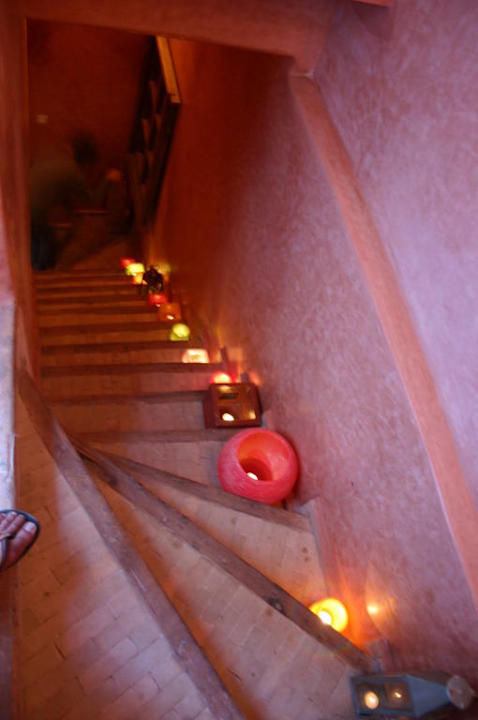 Detalle escaleras Hotel Riad Eowa