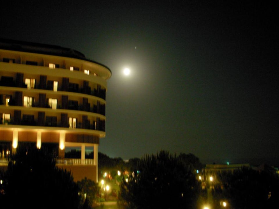 Nigh view from italian restaurant Voyage Belek Golf & Spa