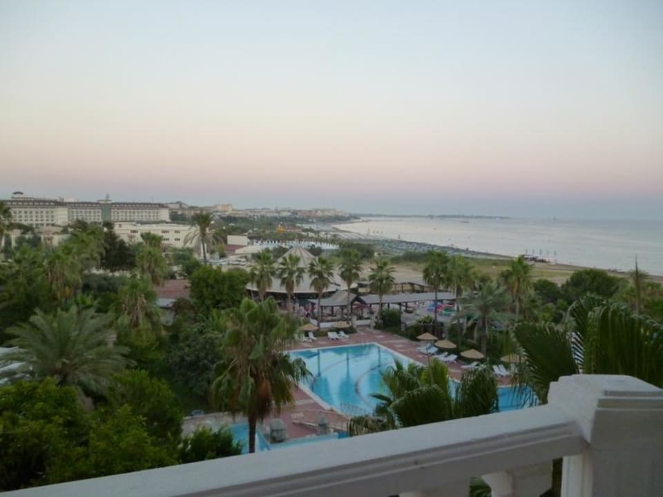 Blick vom Balkon Hotel Defne Garden