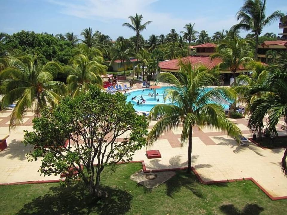 Zimmerausblick auf dem Balkon Hotel Villa Cuba
