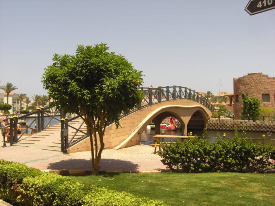 Brücke über die Lagune Pickalbatros Dana Beach Resort - Hurghada