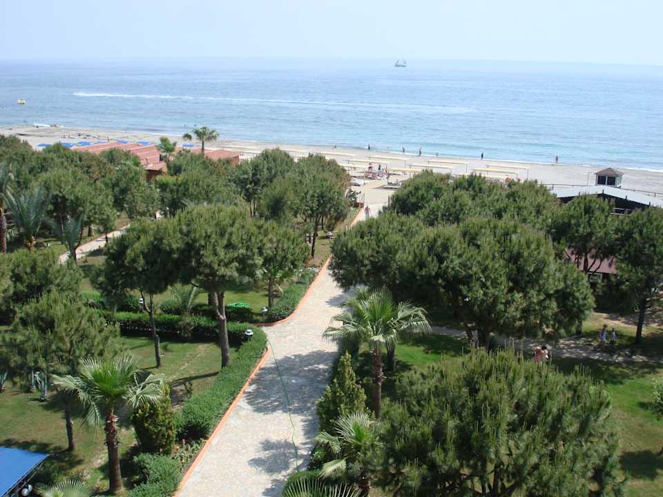 Auf dem Balkon Club Turtas Beach Hotel