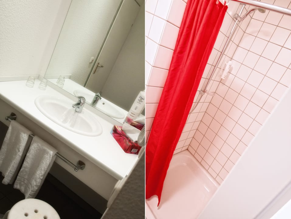 Badezimmer Hotel Center Drive Inn