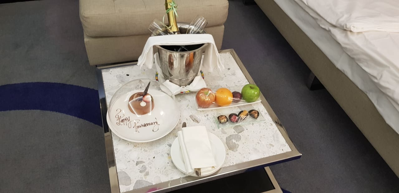 Zimmer Hotel Le Meridien Al Aqah Beach Resort