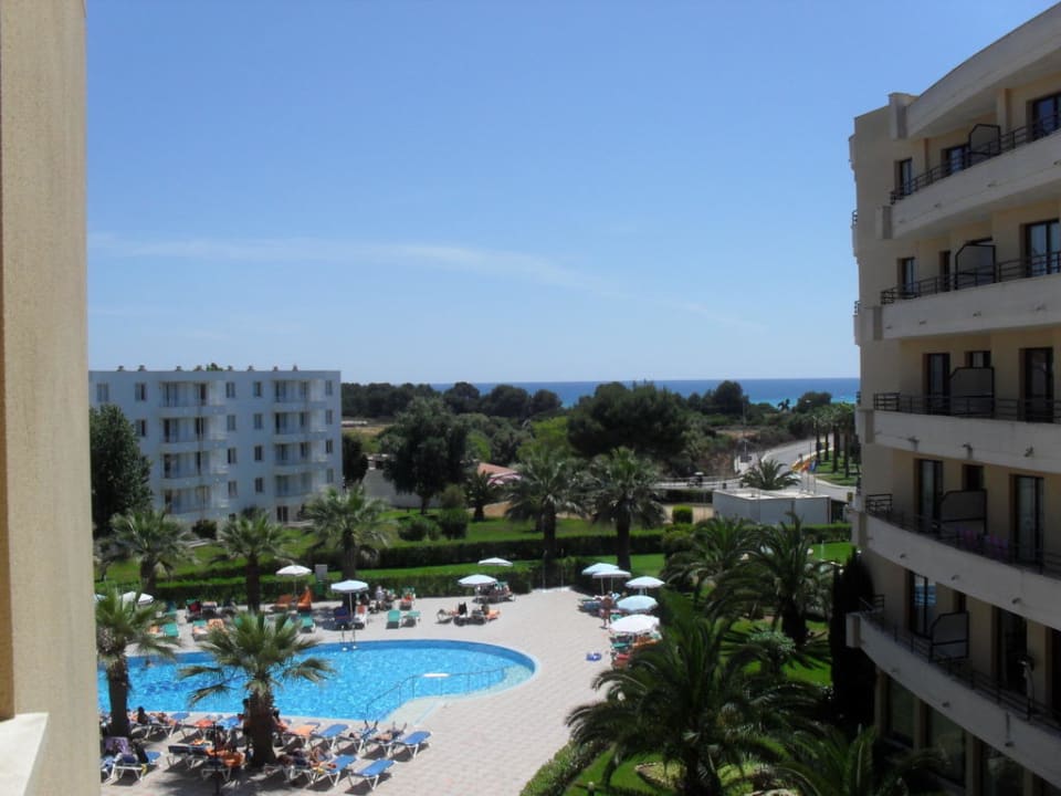 Ausblick vom Balkon Haus 2 allsun App.-Hotel Orient Beach