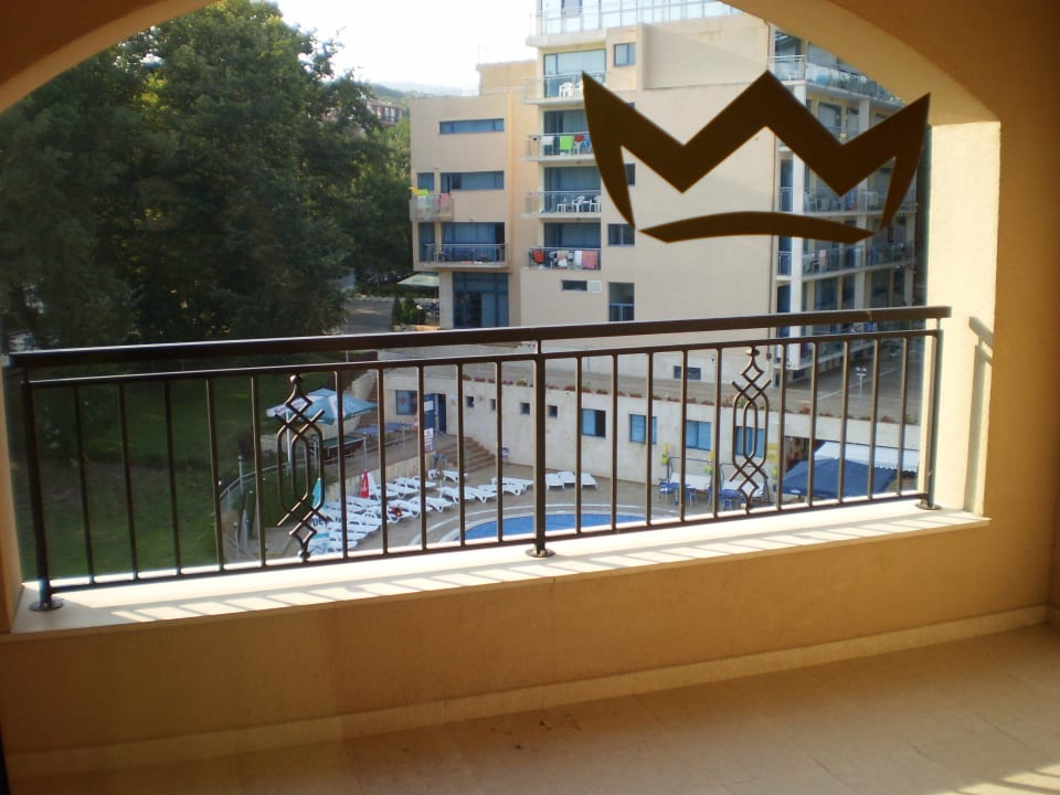 Balkon mit Blick zum Nachbarhotel SH Dolce Vita