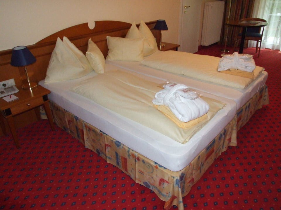 Doppelbett Thermal Resort Hotel Elisabethpark