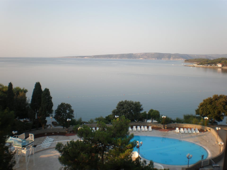 Blick aus dem 3.Stock Drazica Resort - Hotel Drazica