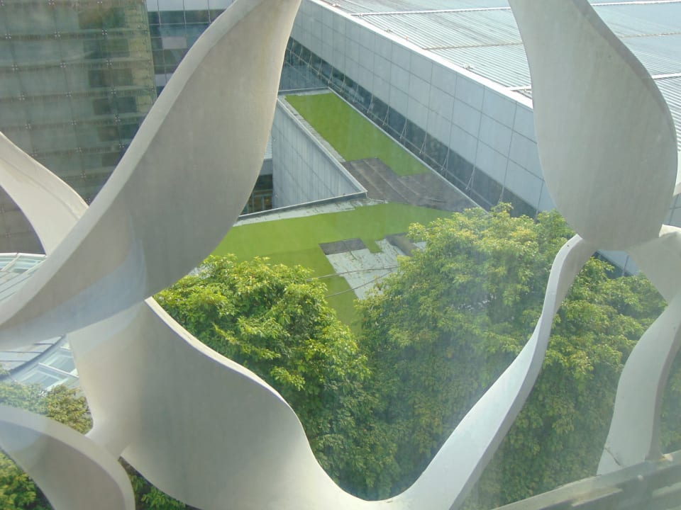 Ausblick Hotel Crowne Plaza Changi Airport