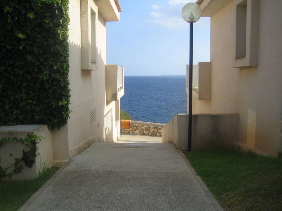 traumhafte Aussicht von der Anlage blau punta reina