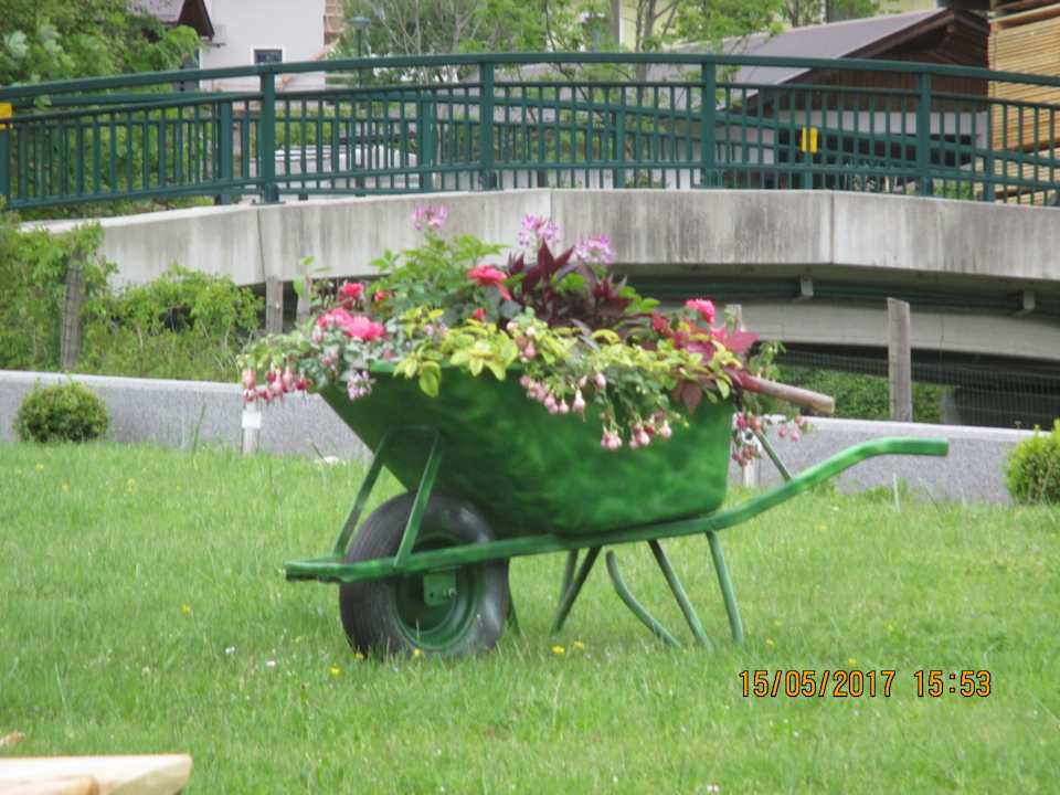 Gartenanlage Ferienhaus Zillertal