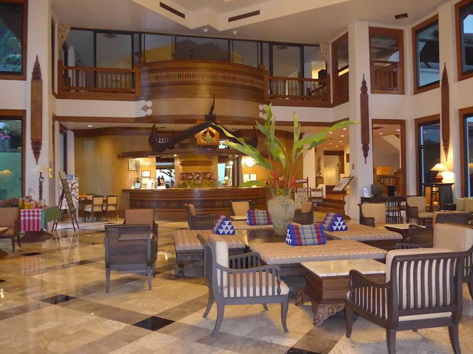 Blick zur Rezeption Hotel The Imperial Golden Triangle Resort