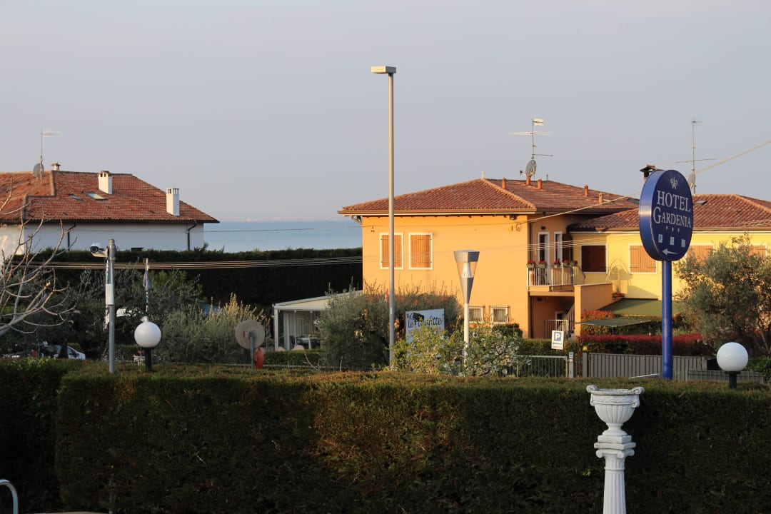 Ausblick von Zimmer 113 Hotel Gardenia & Villa Charme