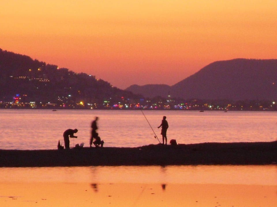 Kurz nach Sonnenuntergang - Blick von der Kale-Bar Labranda Alantur Resort