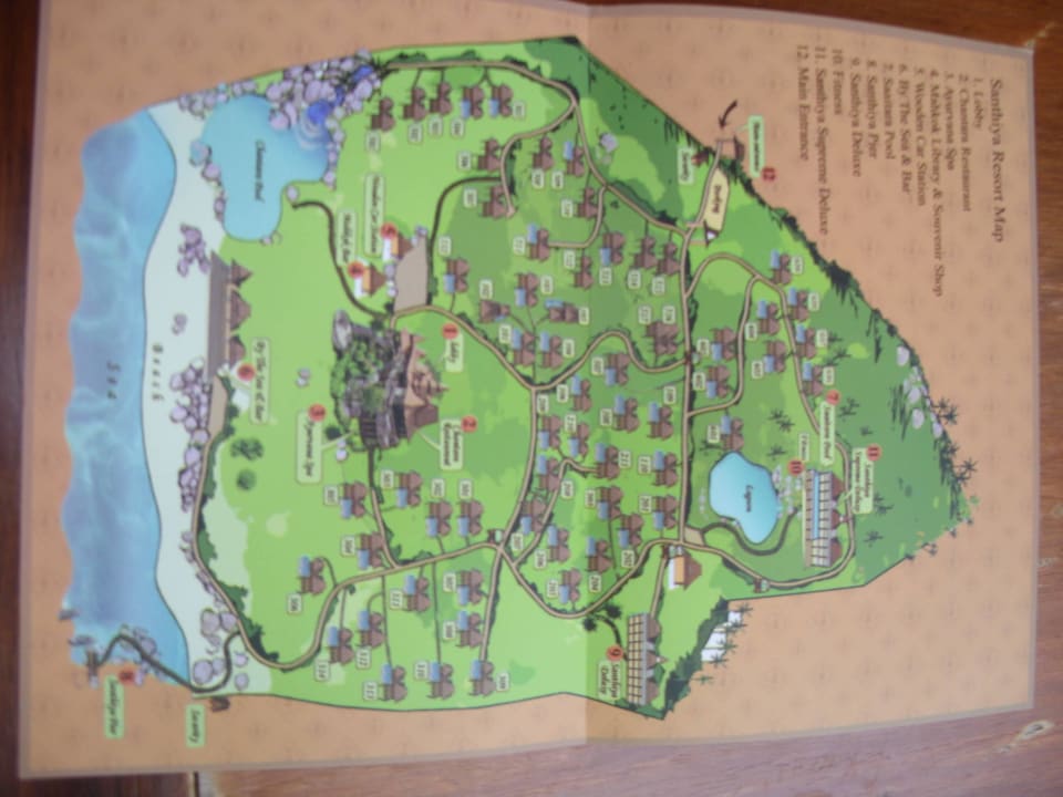 Mapka Santhiya Koh Phangan Resort & Spa