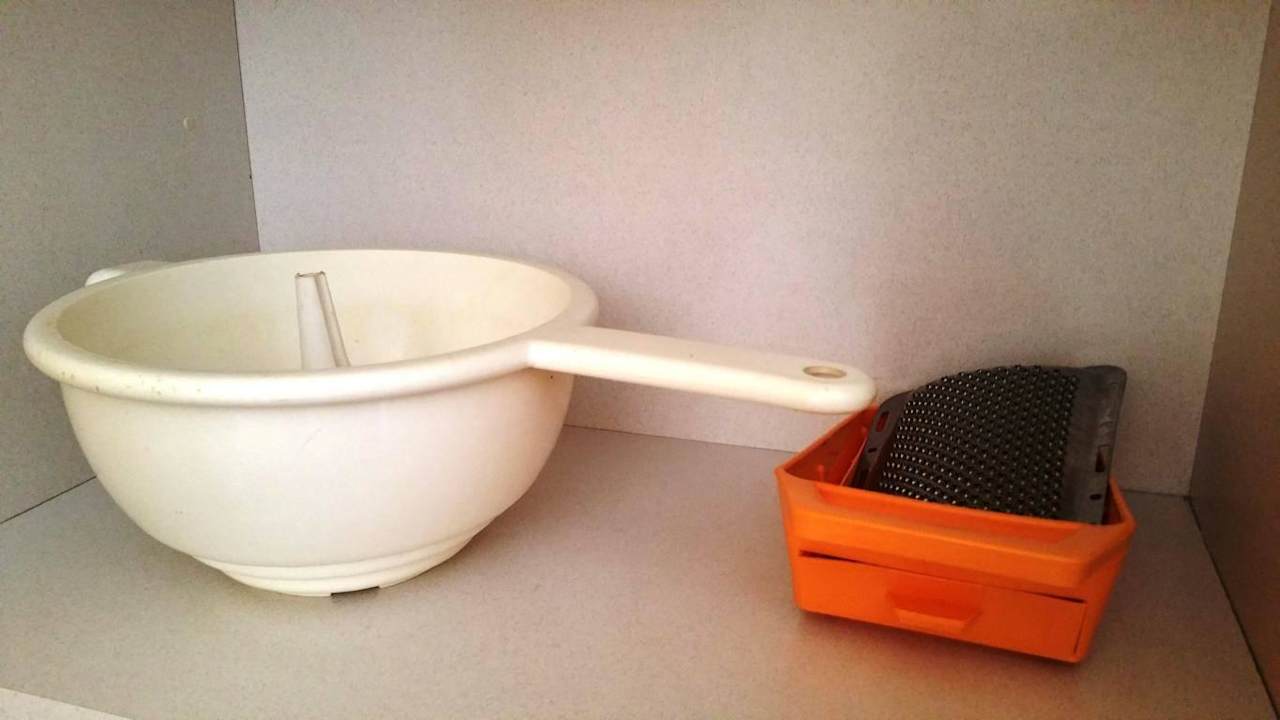 Küchengeräte nochmal gewaschen Villa Erica