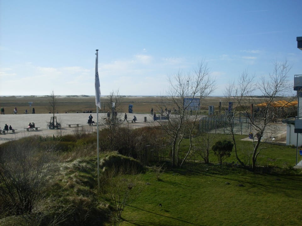 Ausblick aus dem Zimmer frühmorgens ambassador hotel & spa