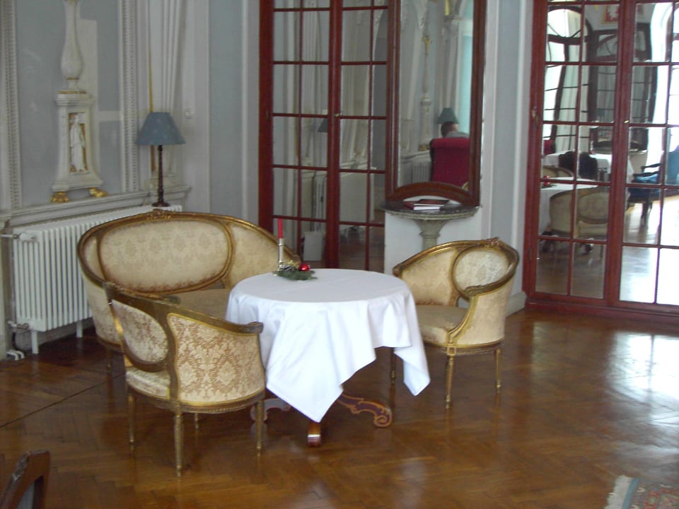 Blick in den Spiegelsaal Schlosshotel Gaußig