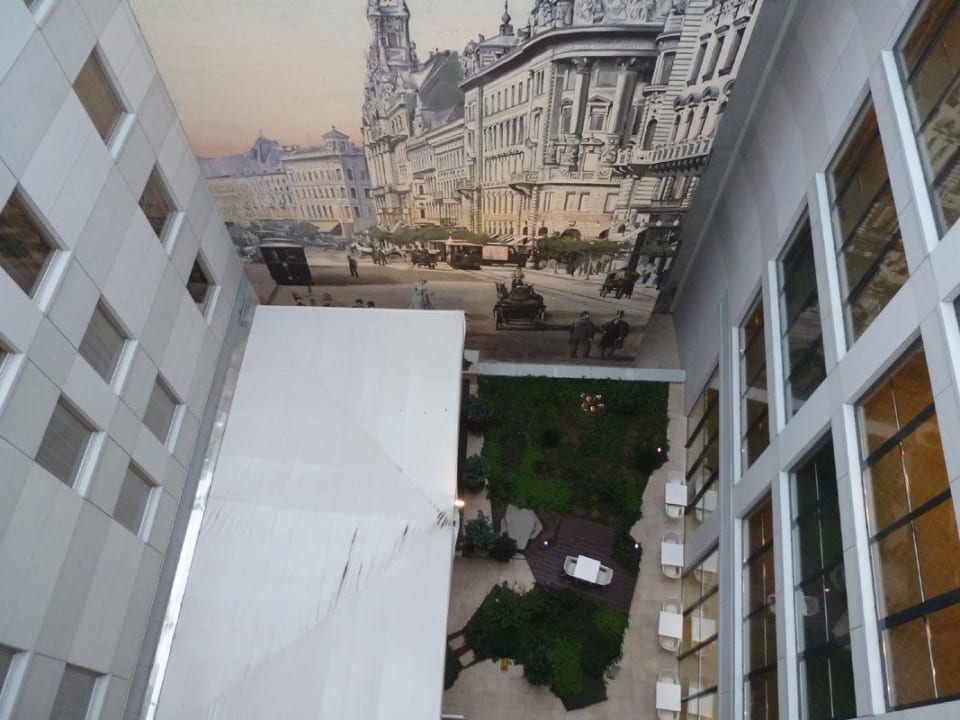 Blick aus der 6.Etage Continental Hotel Budapest