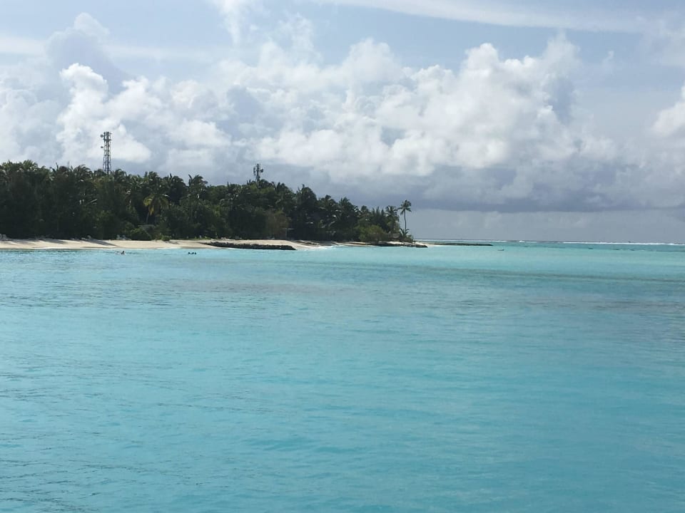 Vom Steg aus Summer Island Maldives