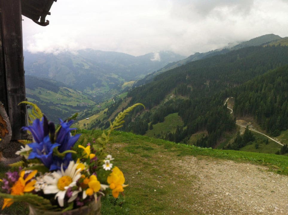 Blick auf Großarl und Lammwirt Hotel Lammwirt